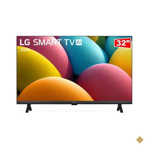 Smart TV 32" LG HD 32LR600B, Alexa integrado LG Channels, webOS 23 | 32LR600B