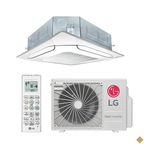 Ar-condicionado LG Cassete Tropical Inverter 18.000 BTUs Quente e Frio |…