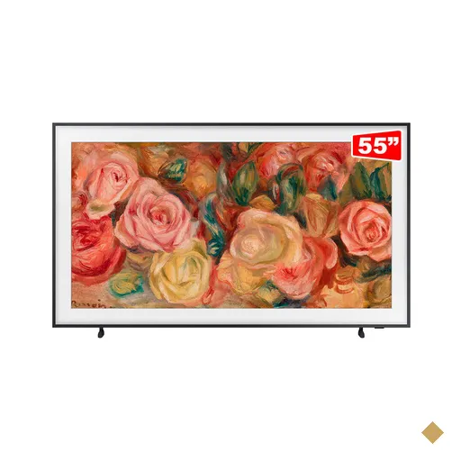 Samsung Smart TV 55" QLED 4K The Frame 55LS03D, Tela Matte antirreflexo…