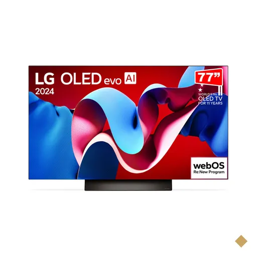 Smart TV 77" 4K LG OLED77C4PSA Evo, 120Hz, G-Sync, FreeSync, ThinQ AI |…