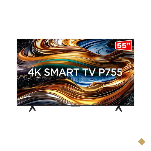 Smart TV LED 4K UHD 55" TCL Google TV, com Wi-Fi Dual Band e Bluetooth, Google…