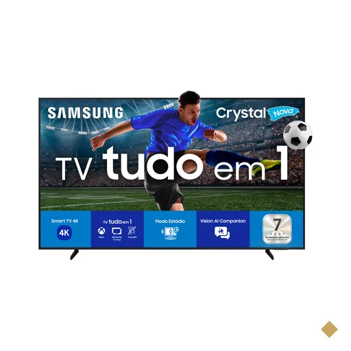 Smart TV SAMSUNG LED 4K 43", Wi-Fi Integrado, HDR10+ | UN43U8100