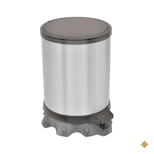 Lixeira Inox Tramontina Sofie Inox Scotch Brite e Detalhes em Plástico…