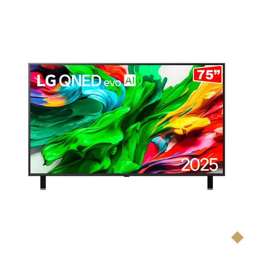 TV QNED 4K 75 LG 75QNED85ASG, Processador a8 AI Ger2, 144Hz, FreeSync, Alexa…