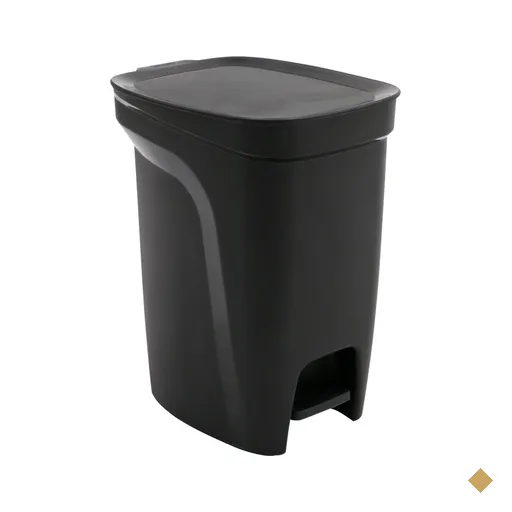 Lixeira Tramontina 10 Litros Compact em Polipropileno Preto
