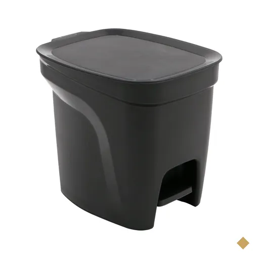 Lixeira Tramontina 7 Litros Compact em Polipropileno Preto