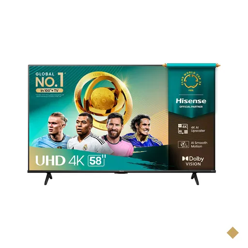 Smart TV Hisense 4K 58" 58A6NV, Dolby Vision, DTS Virtual X, Dolby Gaming |…