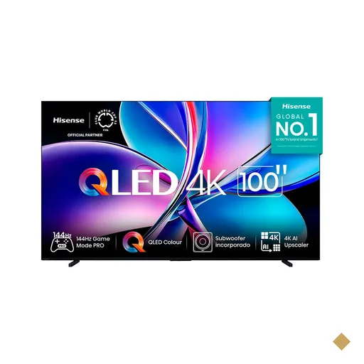 Smart TV Hisense 4K 100" Polegadas 100Q7QG, QLED, Dolby Vision | 100Q7QG