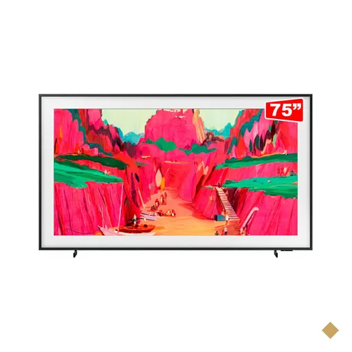 Samsung Smart Big TV 75" QLED Ultra 4K, The Frame, Neo Quantum HDR, HDR10+…