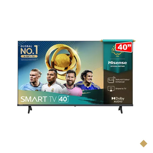 Smart TV Hisense 40", Full HD, HDR10, DTS Virtual X, Wi-Fi Dual Band, Design…
