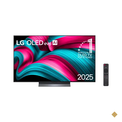 Smart TV LG AI 55" OLED, Processador a9 AI Gen8 4K, webOS 25 | OLED55C5PSA