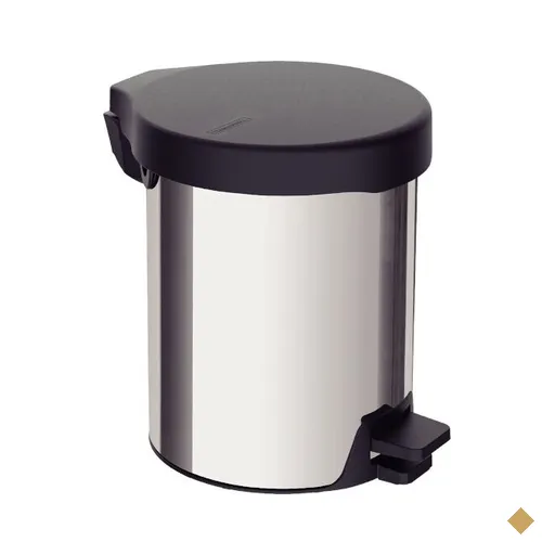 Lixeira com Pedal 5 Litros New Tramontina em Aço Inox Polido com Tampa…