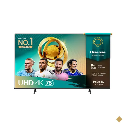 Smart TV LED 75" Hisense 75A6NV 4K UHD, VIDAA U9 | 75A6NV