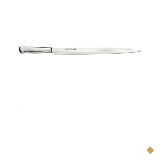 Faca Yanagiba Tramontina Sushi Diamond com Lâmina e Cabo em Aço Inox 13"…