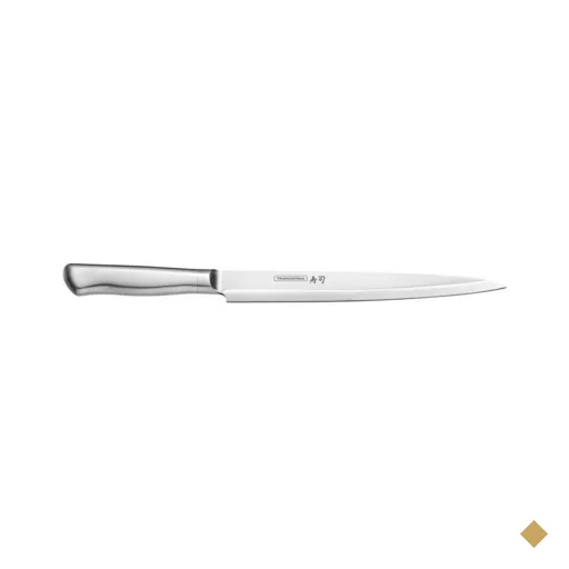 Faca Yanagiba Tramontina Sushi Diamond com Lâmina e Cabo em Aço Inox 9"…