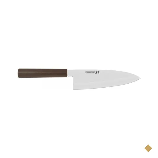 Faca Deba Tramontina Sushi com Lâmina em Aço Inox e Cabo de Nylon 8"…