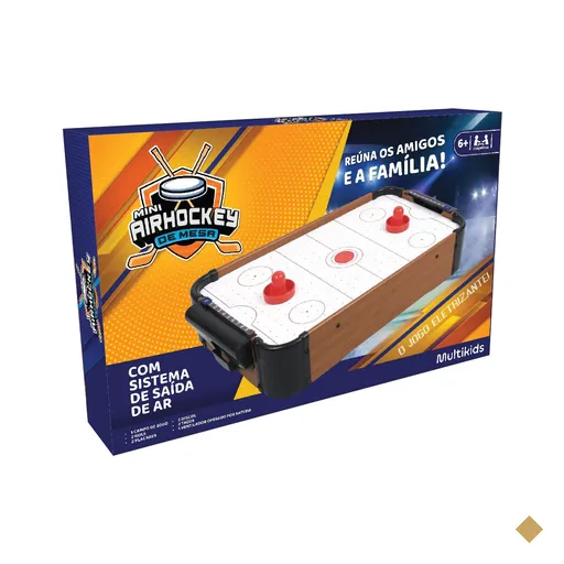 Jogo Mini Air Hockey de Mesa Multikids - BR2073OUT [Reembalado]