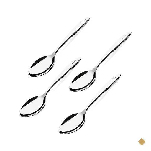 Kit 4 Colheres de Inox Para Arroz Servir Pegar Colher De Cozinha Brinox
