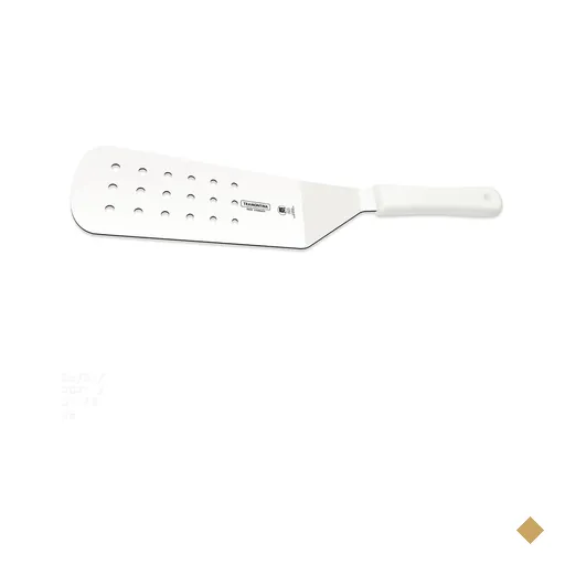 Espátula para frituras 9"x3" Perfurada Tramontina Lâmina em Aço Inox e Cabo…