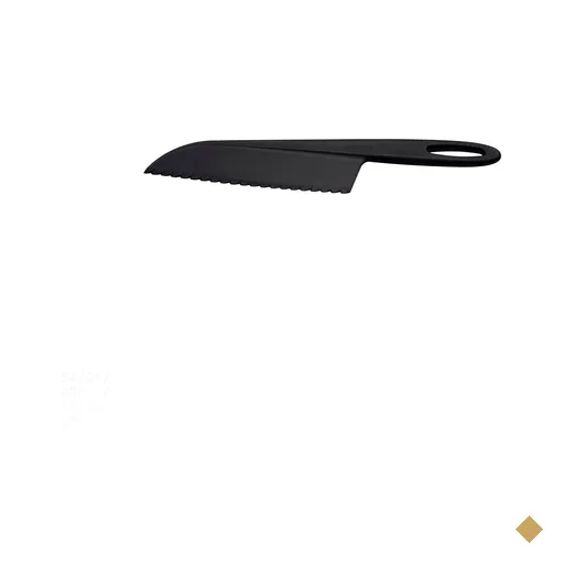 Faca para Bolo e Torta Tramontina Ability em Nylon Preto Tramontina