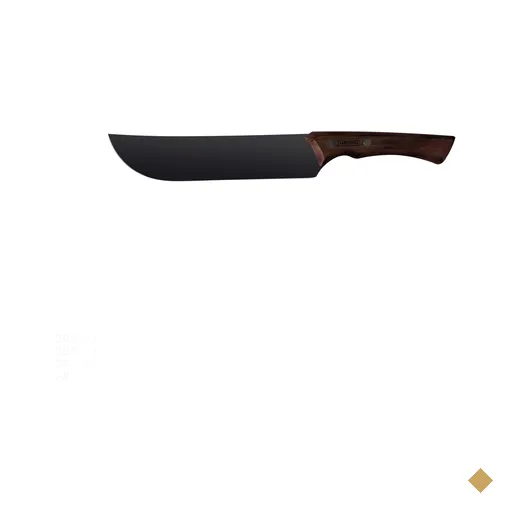 Faca para Carne Tramontina Churrasco Black com Lâmina em Aço Inox Escurecido…
