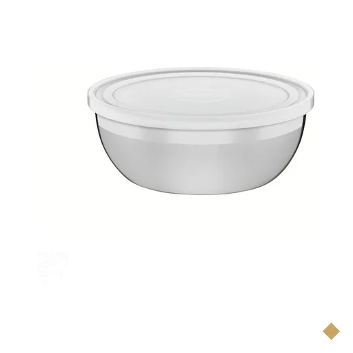 Pote Tramontina Freezinox Redondo em Aço Inox com Tampa Plástica 22 cm 2,9 L…