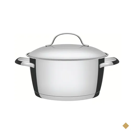 Caçarola Funda Tramontina Allegra em Aço Inox com Fundo Triplo 22 cm 4,2 L…