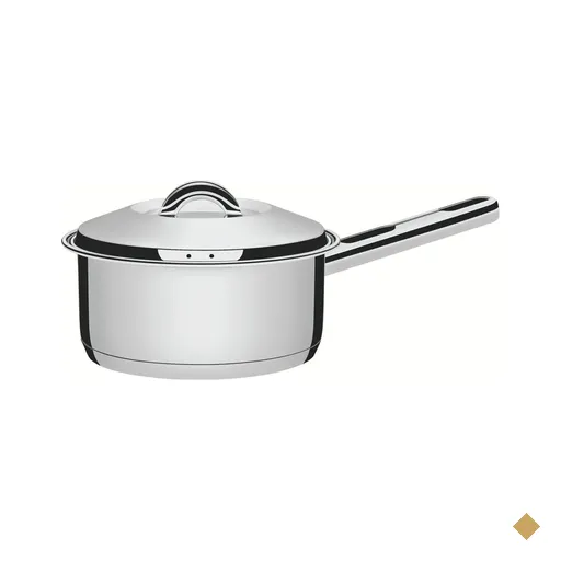 Panela Tramontina Solar em Aço Inox Fundo Triplo com Tampa e Cabo 16 cm 1,4 L…