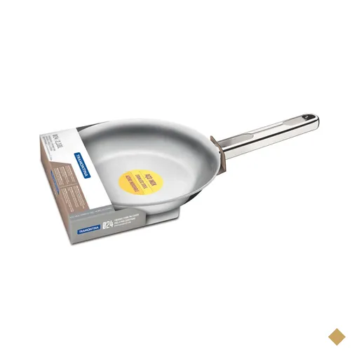 Frigideira Tramontina Allegra em Aço Inox com Fundo Triplo 24 cm 2,1 L…