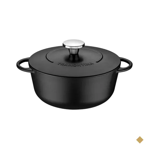 Caçarola Tramontina Trento em Ferro Esmaltado Antiaderente Starflon Excellent…
