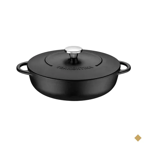 Fritadeira Tramontina Trento em Ferro Esmaltado com Revestimento Interno em…