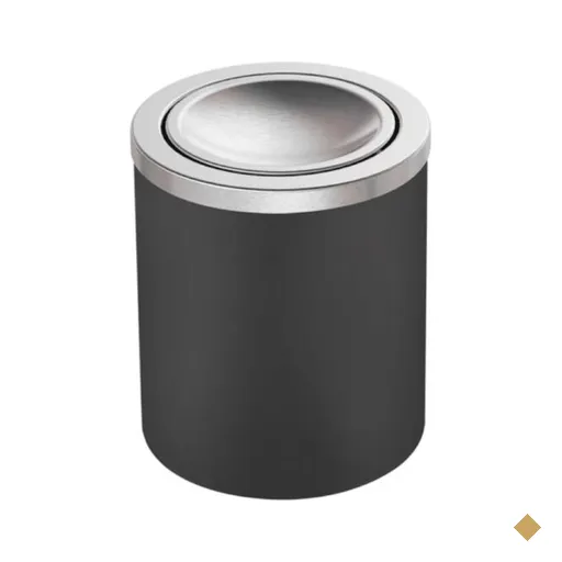 Lixeira Tramontina Útil Basculante em Aço Inox com Acabamento Scotch Brite e…
