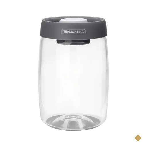 Pote de Vidro Tramontina Purezza com Tampa Plástica a Vácuo 1,2 L