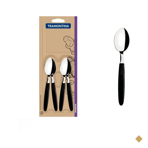 Conjunto de Colheres para Chá Tramontina Ipanema com Lâminas em Aço Inox e…