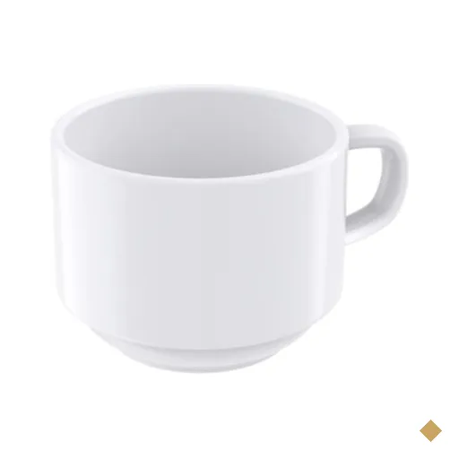 Xícara Chá Tramontina Paola HS em Porcelana 240 ml