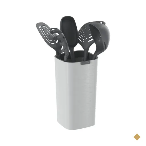 Jogo de Utensílios Tramontina Verano com Suporte Ônix 6 Peças