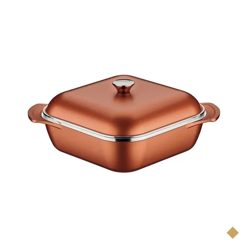 Panela Caçarola Quadrada Lyon 28cm Ceramic Design Collection Tramontina…