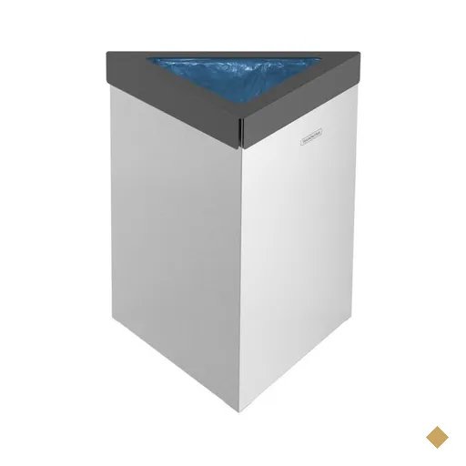 Lixeira Tramontina Terni 30 Litros em Aço Inox Scotch Brite