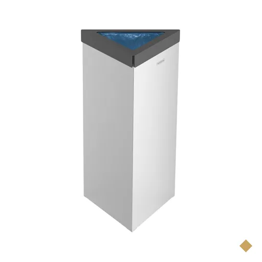 Lixeira Tramontina Terni 50 Litros em Aço Inox Scotch Brite