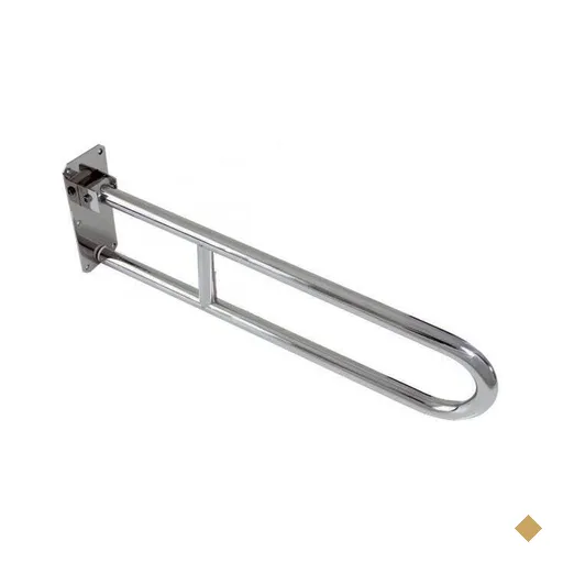 Barra de Apoio Articulável para Vaso 19,2 cm em Inox Polido Geris Cromado