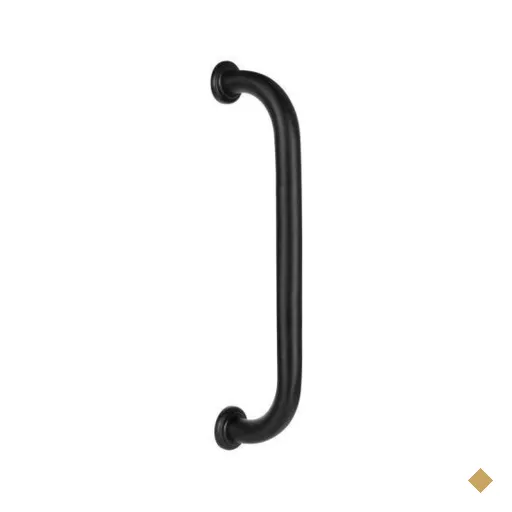 Barra de Apoio 60cm Classic Black Matte Cb2302 Ducon Metais