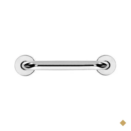 Barra Apoio de 40 cm em Aço Inox Ø7/8" (25mm) BA78/4 Prata/Cromado Astra