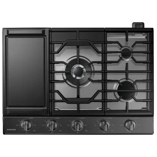 Cooktop a Gás Samsung em Inox com 05 Bocas, 05 Níveis de Potência e Conexão…