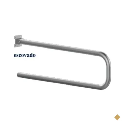 Barra de Apoio Articulado 80cm Aço Inox Escovado