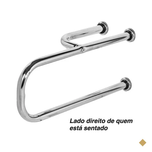 Barra De Apoio Para Vaso Sanitário 70X20CM