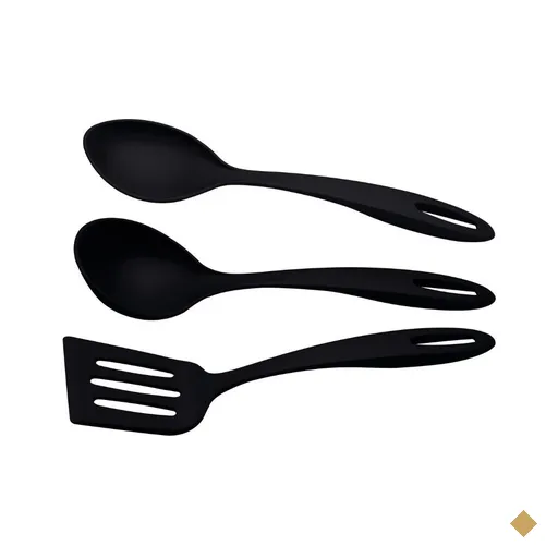 Jogo de Utensílios Tramontina Ability Preto 3pçs