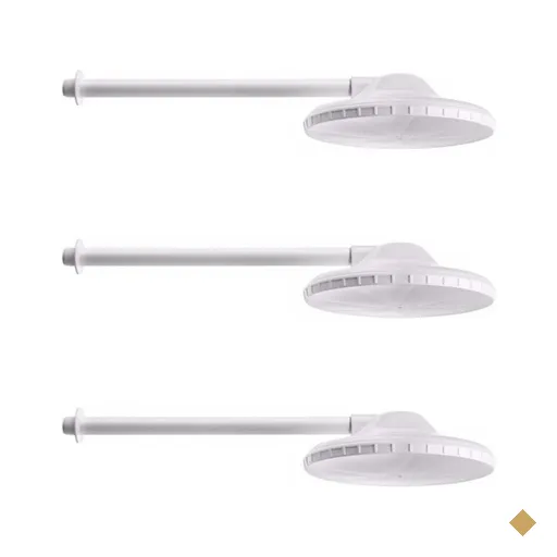 Kit 03 Chuveirão P/ Área de Piscina Ducha Fria Espalhador Grande 25cm C/ Cano…