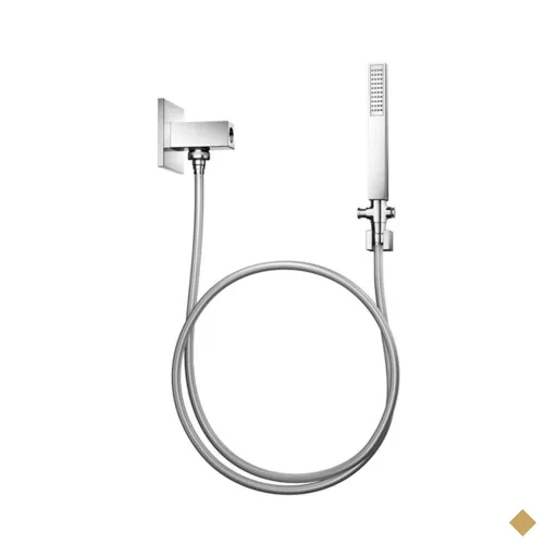 Ducha Manual com Desviador Docol Square 604206 Cromada