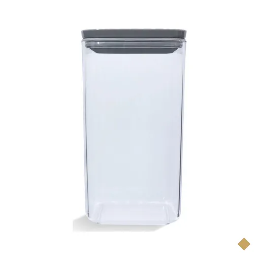 Pote Hermético Cristal Plasvale Porta Mantimentos 1,5L Condimentos Transparente