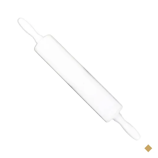 Rolo de Abrir Massa 39cm Maciço Plástico Para Cozinha Macarrão Pizza…